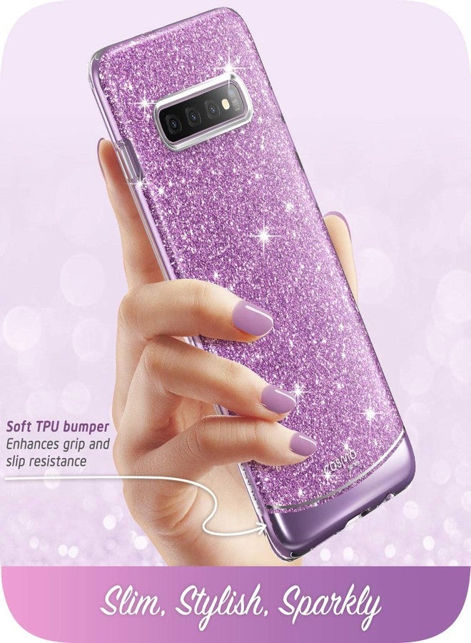 آي-بلاسون جراب i-Blason Cosmo Series مصمم خصيصًا لهاتف Galaxy S10 Plus، جراب واقٍ أنيق بدون واقي شاشة مدمج، متوافق مع هاتف Samsung Galaxy S10 Plus إصدار 2019 (بنفسجي) - Image 3